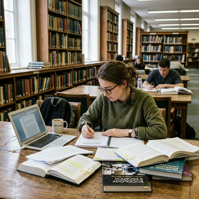 PhD thesis hardbound book with diploma in university office